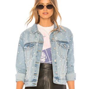 Revolve Superdown Pearl Denim Jacket